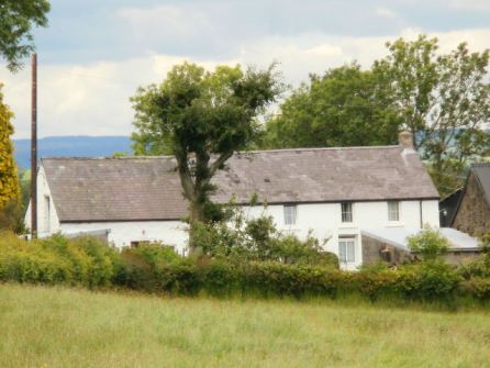 The farmhouse at Cefncoed where William Williams grew up